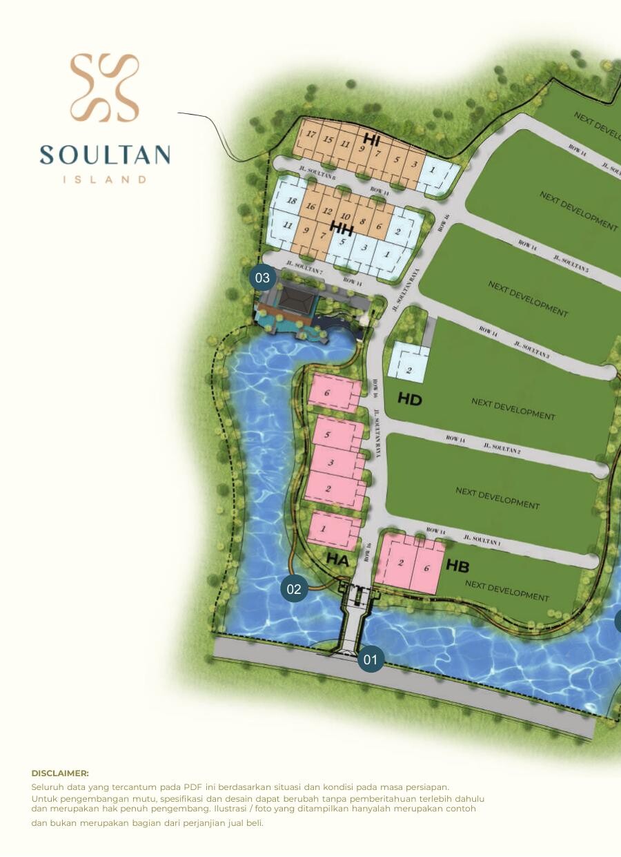 Siteplan Soultan Island